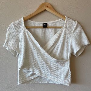White Crop Top